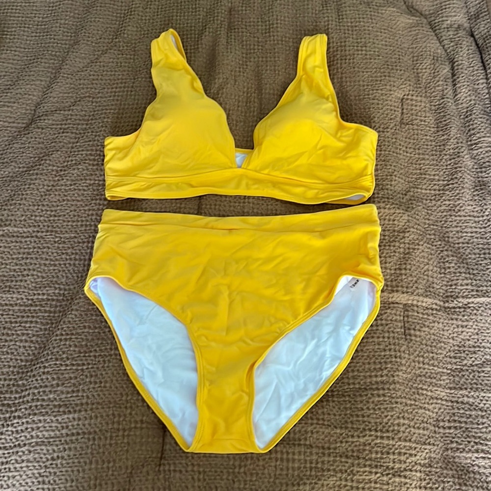 Shein plus high waisted bikini